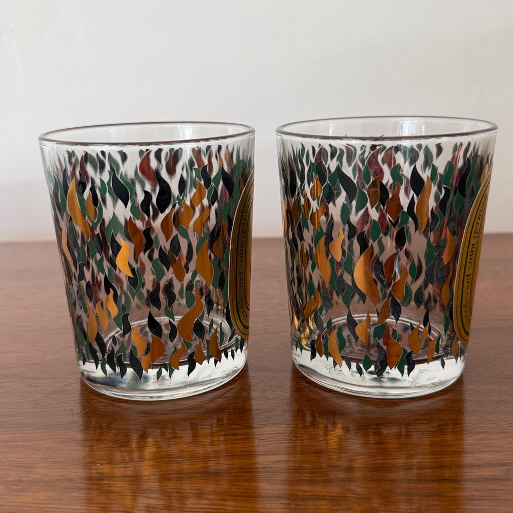 Pair Diptyque 2023 Sapin Candle Jars 190g Empty - Picture 4 of 7